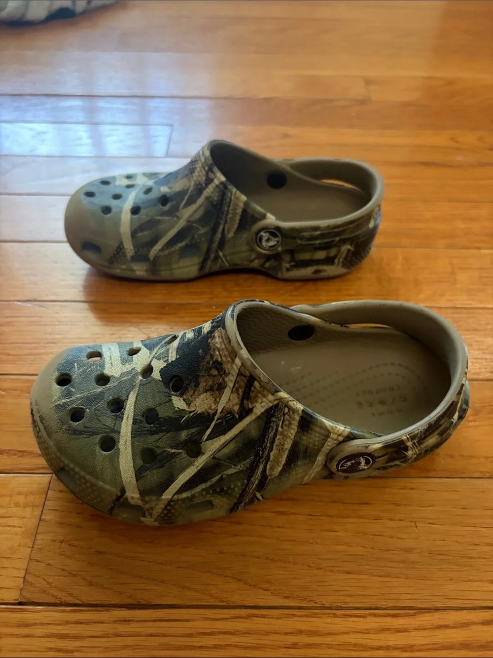 Kids Camouflage-Print Slip-On Crocs